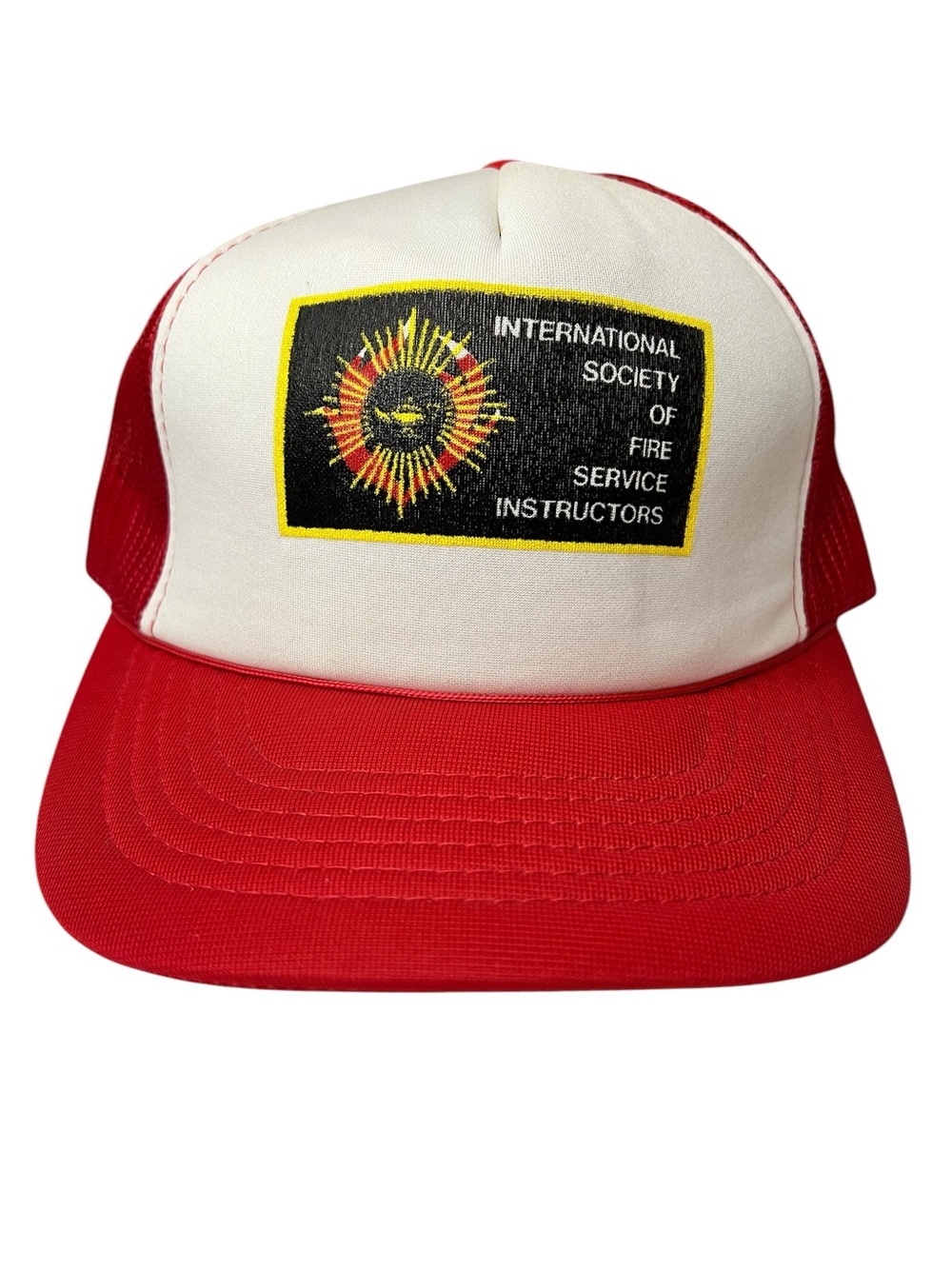 International Society of Fire Service Instructors Red & White Trucker Hat